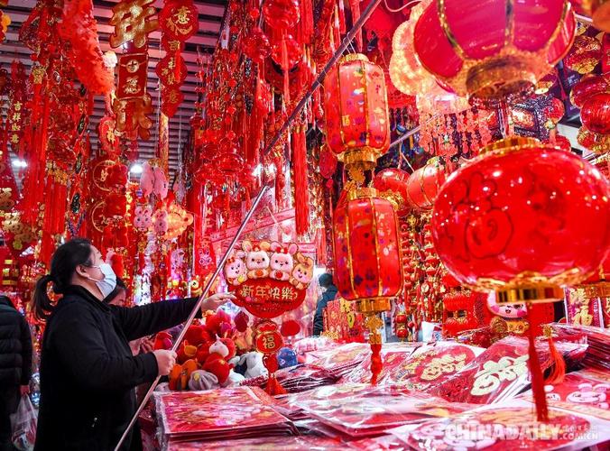 节日市集,欢乐购物