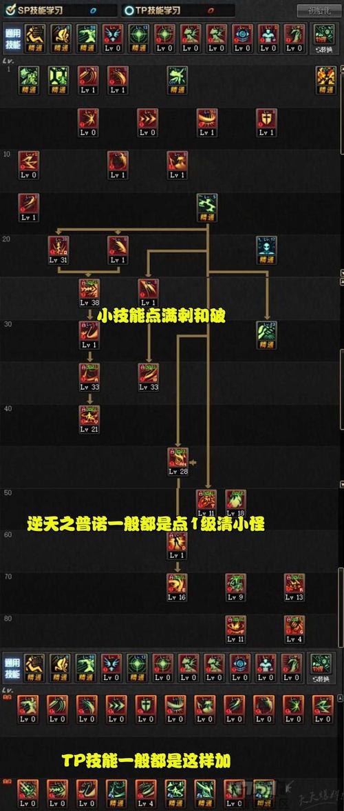 输出技能加点推荐