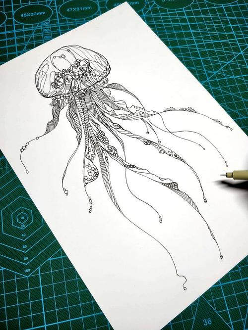 设计师以细腻的笔触勾勒出水母的轮廓,每一根触须都仿佛蕴含着无尽的故事与情感,它们虽不游泳,却以一种超越物理法则的姿态,在夜晚的舞台上翩翩起舞,背景中,淡淡的云雾与远处的星辰交相辉映,营造出一种既宁静又略带忧郁的氛围,让人不禁遐想:在这片寂静的夜空下,水母们是否也在寻找着属于它们的归宿?