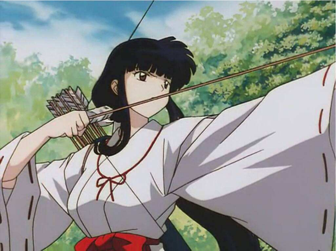 桔梗的美,是古典与哀愁的交织,作为战国时期的巫女,她不仅拥有超凡脱俗的外貌,更有着深沉的内心世界和牺牲自我的勇气,她的故事,让人感叹命运的无常。