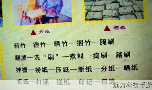 能代表安徽黄麓古镇文化的活化石,粉蜡笺与造纸术的双重魅力