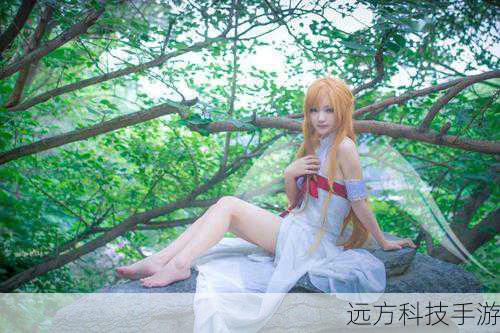 二次元梦幻交织,徐娇亚丝娜COS,腿长腰细侧颜精致,美如画卷
