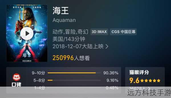 海王口碑炸裂!豆瓣评分高达8.4,续集已在计划中