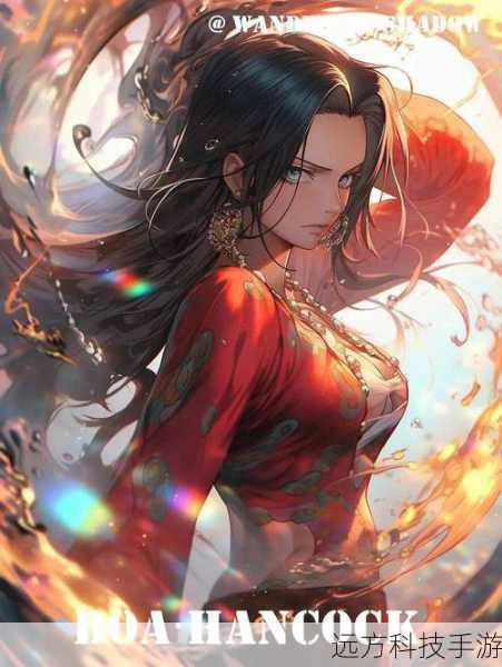 海贼王人气女帝蛇姬最新同人画作赏析(10)，魅力再绽，幻想与现实交织的盛宴