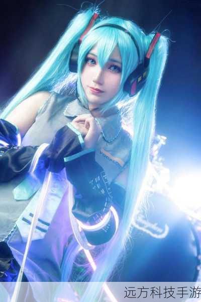 初音未来COS美图欣赏,鲜嫩色彩中的心灵治愈之旅