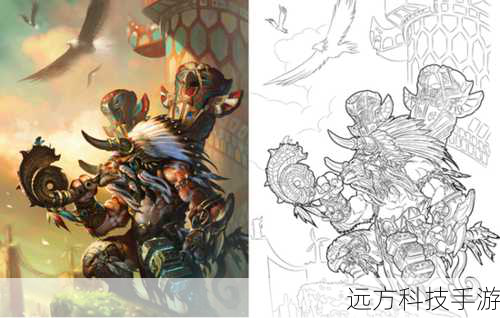 魔兽世界手绘(魔兽世界手绘,描绘奇幻世界的艺术之旅)