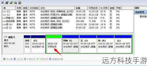 2、扩大C盘：对于需要增加C盘空间的情况，首先需要确保目标分区（例如D盘）有足够的空间来容纳C盘的额外数据，右键点击C盘，选择“扩展卷”，按照提示操作即可。