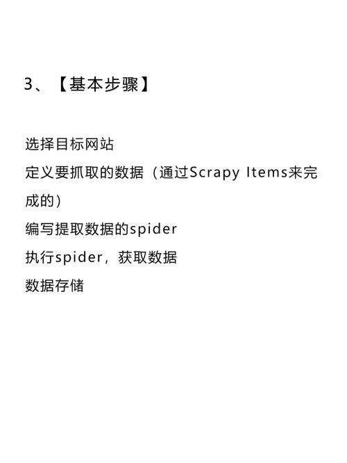 通过以上步骤和问题解答,你应该已经对如何使用Scrapy构建爬虫有了基本的理解和实践能力,网络爬虫技术需要在遵守法律和道德规范的前提下使用,尊重网站的版权和隐私权。