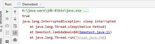 interrupted() 方法检查线程是否被中断,并返回一个布尔值,通过结合使用interrupt() 和Thread.sleep(),我们可以创建一个更优雅的休眠机制,以响应中断信号: