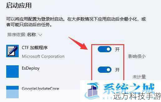 2、禁用不必要的启动项:在任务管理器的“启动”选项卡中,查看并禁用那些不经常使用的程序的自动启动功能,这些程序可能在后台运行,消耗系统资源,导致开机速度变慢。