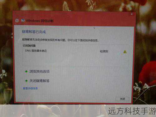 原因:DNS服务器出现问题或响应缓慢,会导致网络访问延迟增加,从而影响网速。
