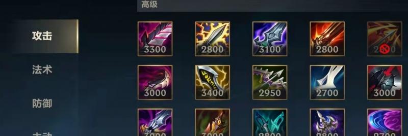 出装建议:核心装备+支援装备