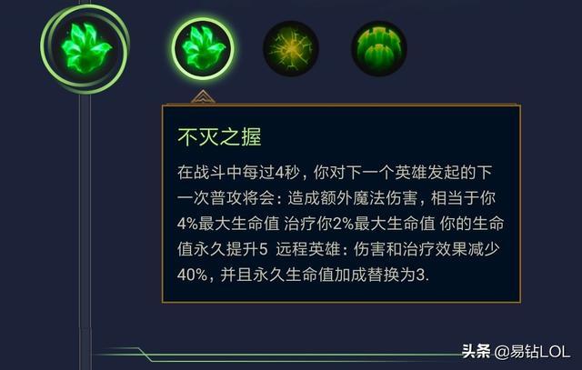 血手:提供额外生命值和治疗效果,强化诺手的续航能力。