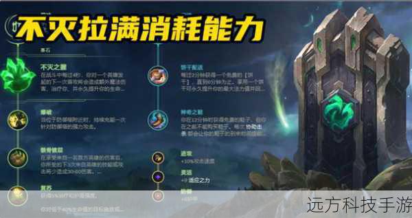不灭之握:提供额外的生命值恢复,适合上单对抗。