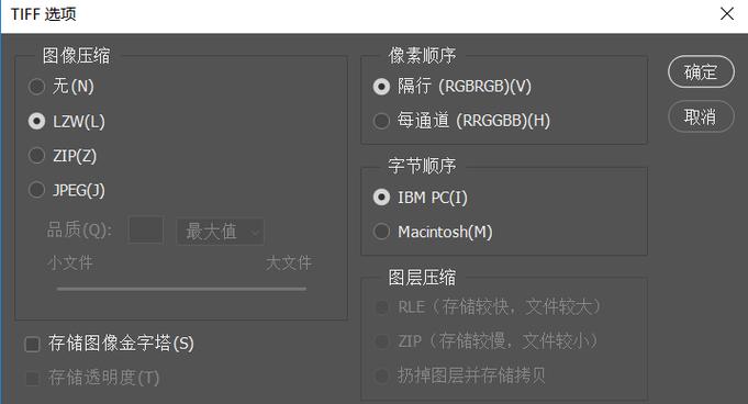 2、TIFF文件与JPEG文件有何不同?