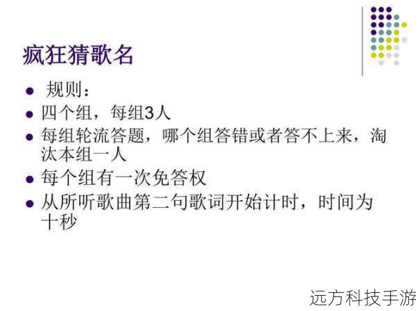 《疯狂猜歌名3》采用了多种游戏模式,包括经典模式、挑战模式、排行榜等,每个模式都有其独特的乐趣和挑战,经典模式适合初学者,通过简单的提示逐步引导玩家识别歌曲;挑战模式则设置了时间限制,增加了游戏的紧张感;排行榜则可以让你与其他玩家一较高下,提升你的音乐识别能力。