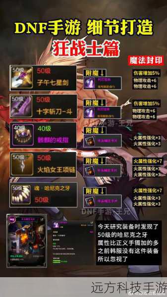 在《地下城与勇士》(DNF)的移动版中,狂战士作为力量与速度的象征,其技能加点策略直接影响着玩家的战斗力,本文将深入解析狂战士的核心技能,帮助你构建一套高效、个性化的技能组合,让你在PVE和PVP中都能游刃有余。