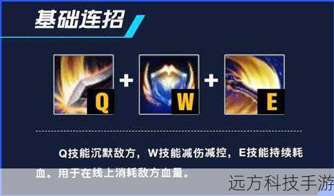 1、技能连招:熟练掌握Q-W-E连招,尤其是利用Q技能的位移和W技能的减速效果,可以有效地追击或逃生。