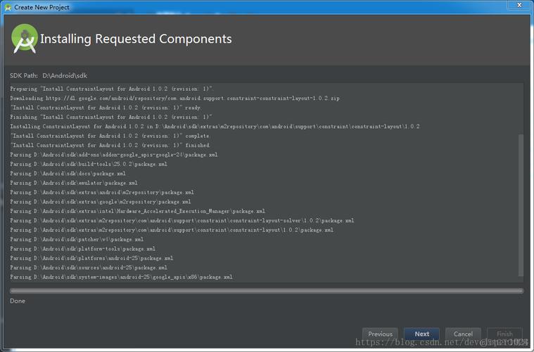 在Android Studio中,选择“Start a new Android Studio project”,然后选择“Game”作为项目模板,这样可以直接生成一个适合游戏开发的项目结构,包括一些常用的资源和代码模板。