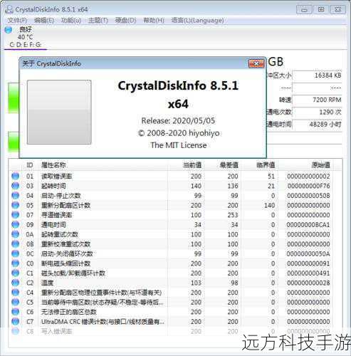 1. CrystalDiskInfo