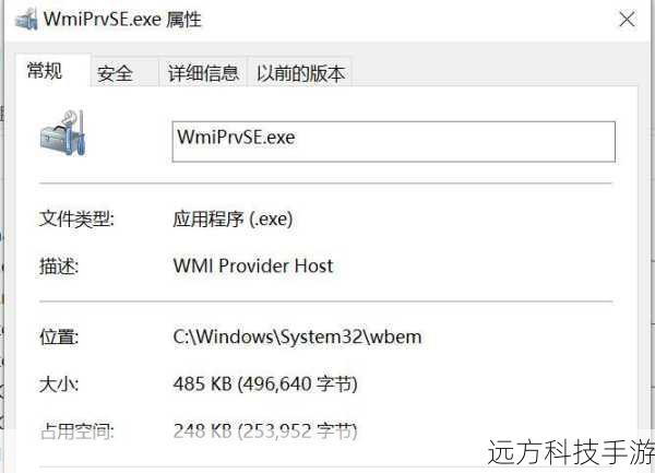 2、在“详细信息”标签页中找到wmiprvse.exe。