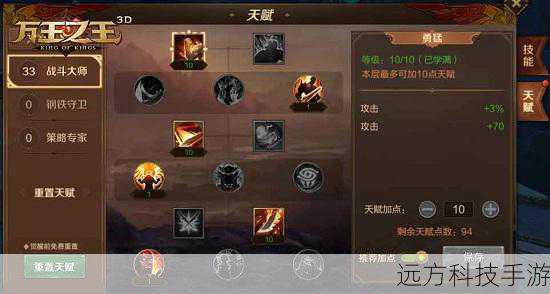 天赋加点策略