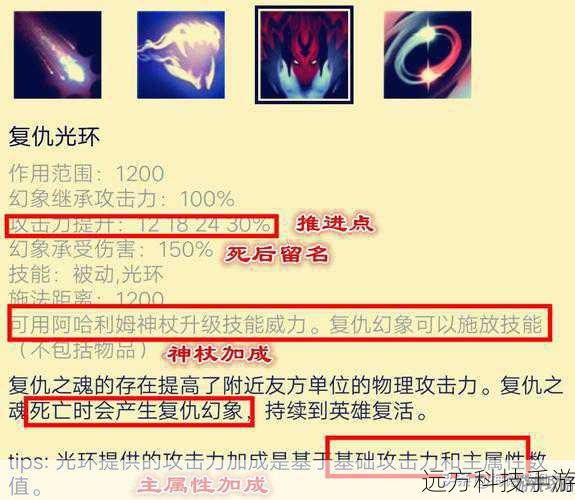 复仇光环:提供额外的怒气恢复,增强持续输出能力。