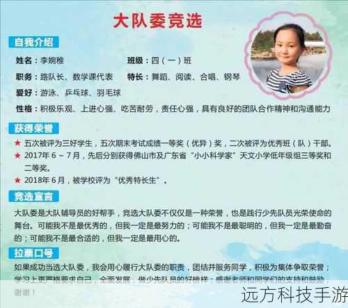 队员介绍与个人风采