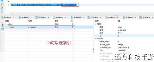 5、EXISTS替代IN:当查询条件涉及多个可能值时,使用EXISTS通常比IN效率更高。