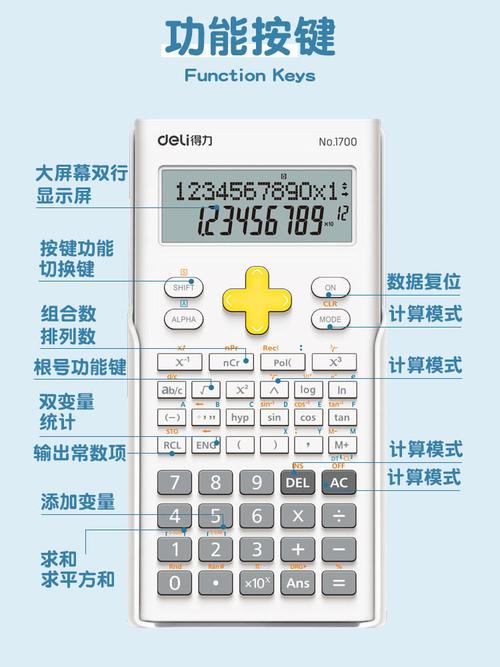 除了基础功能外,科学计算器还支持多种进阶运算: