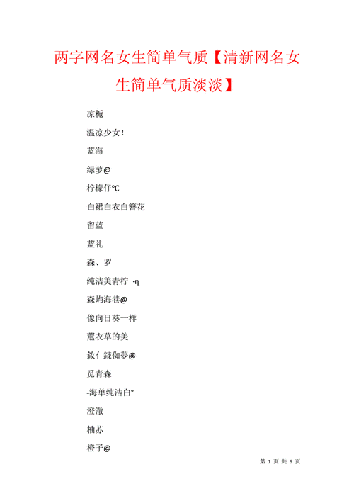 选择一个好的网名,不仅需要考虑自己的个性和喜好,还要考虑到它是否容易记忆、是否有独特的含义以及是否能够吸引潜在的社交互动,以下几点建议或许能帮助你: